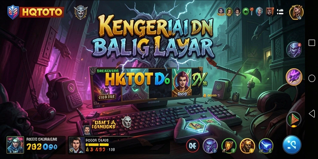 Tampilan gameplay menegangkan dalam HQTOTO, siap menghadapi kengerian.