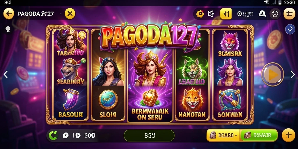 Tampilan gameplay seru dan grafis memukau di PAGODA127.