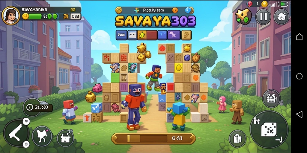 Tampilan gameplay SAVAYA303 yang menakjubkan saat menyelesaikan teka-teki.