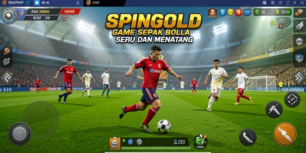 Screenshot gameplay SPINGOLD yang menunjukkan aksi di lapangan sepenuhya.
