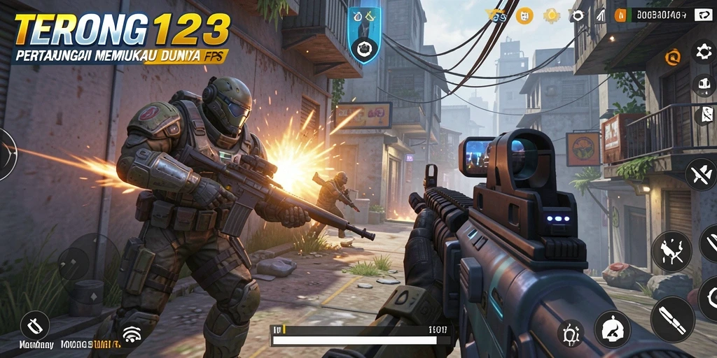 Gameplay seru dengan aksi tembak-menembak di TERONG123.